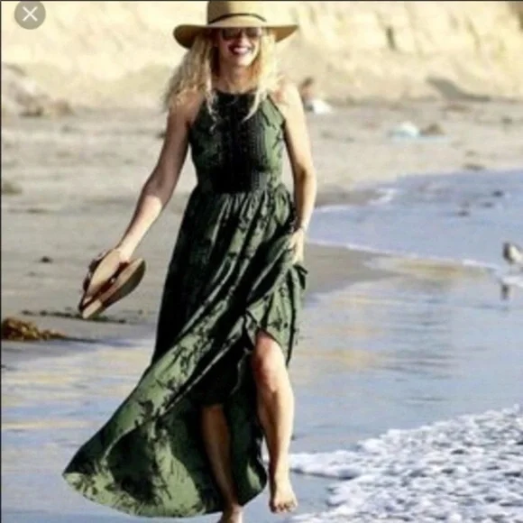 knee length dresses for ladies Anthropologie Ranna Gill Leopard Print Midi Dress Size Medium – Ernest Grace